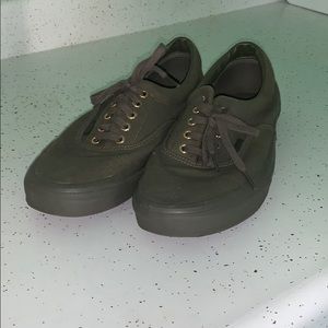 Barely worn olive vans